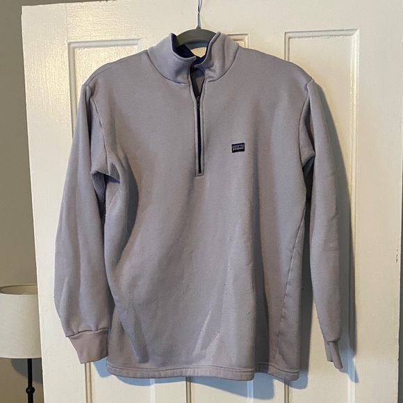 Patagonia Other - Patagonia Men's Light Gray Zip-Up Sweater